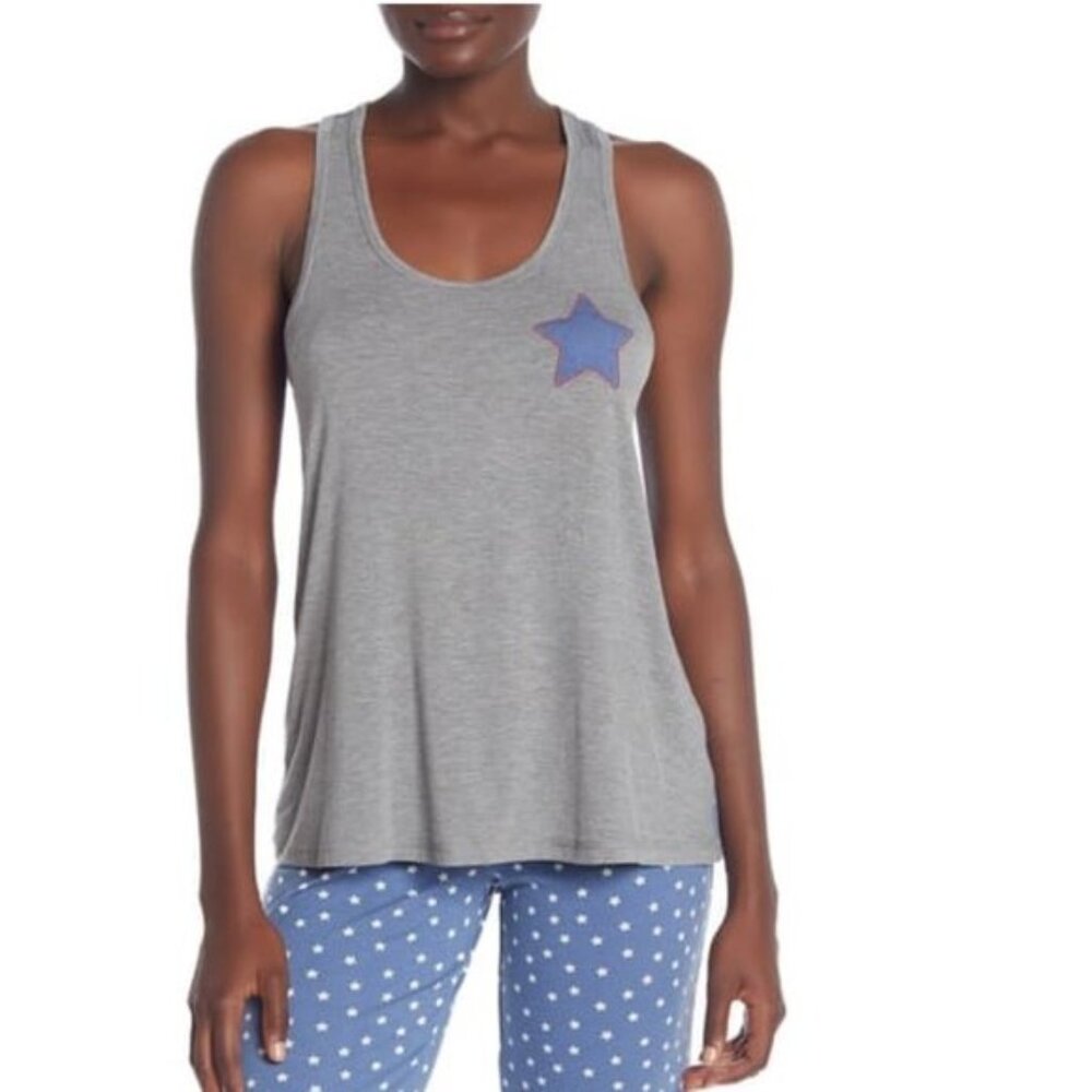 PJ SALVAGE Star Print Racerback Pajama Tank Top